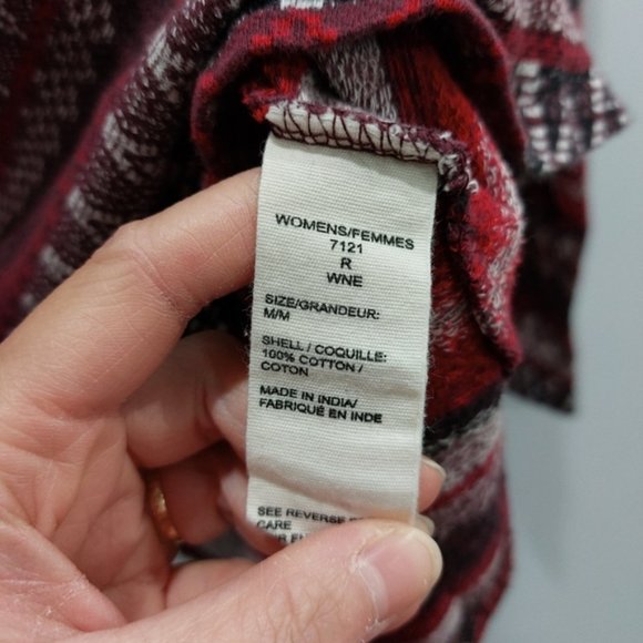 WOOLRICH Southwestern Half Zip Pullover Base Layer Medium - Picture 5 of 6